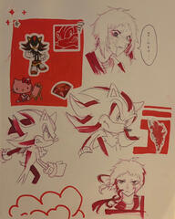 shadow and akutagawa sketches